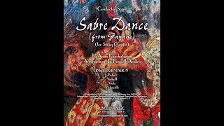 Khachaturian  Sabre Dance from Gayane for String Quartet [upl. by Iinden824]