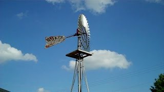 Baker Windmill at 2016 LaGrange Engine Club Show Wellington Ohio [upl. by Eadahs968]