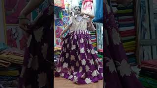 Organza pure viscose cloth frock sri padmavathi fashion boutique Computer maggam work [upl. by Peace278]