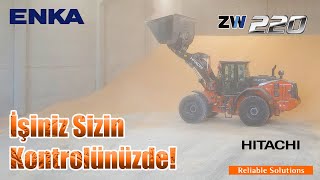 Hitachi ZW2207 Lastikli Yükleyici ile İşiniz Sizin Kontrolünüzde [upl. by Anabel]