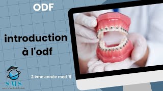 Cours  introduction à lorthopédie dentofascialemodule dodf 2 ème année [upl. by Llehsyt292]