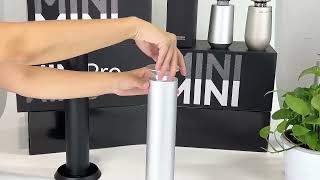 How to set up the mini pro aroma diffuser and add the essential oil [upl. by Martinson]