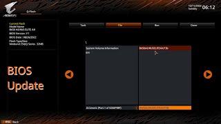 GIGABYTE B650 AORUS ELITE AX BIOS update [upl. by Erehpotsirhc]