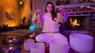 ASMR 3 HORAS ♡ RELAXAMENTO INTENSO Sound Healing  Lareira Aconchegante para Dormir e Relaxar [upl. by Seadon]