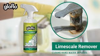 GloFlo  Limescale Remover  Cleans Hard Water Deposite [upl. by Lemaceon161]