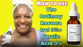 Review of The Ordinary Resveratrol 3  Ferulic Acid [upl. by Simara]