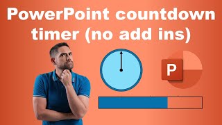 Countdown timer in PowerPoint without addins [upl. by Sibelle728]