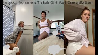 Alyssa Jeacoma Tiktok Girl Fart Compilation [upl. by Shanahan990]