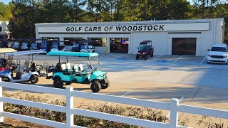 Golf Cars of Woodstock GA now open Club Car Denago Star Cart Dealer north Atlanta [upl. by Eiduj122]