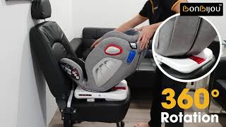 Revolution 360 Isofix Installation for Newborn [upl. by Ybbed]