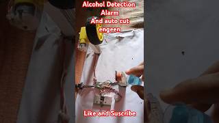 Alcohol sensor and autocut engeen project [upl. by Tamsky]