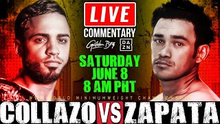 🔴LIVE Oscar Collazo vs Gerardo Zapata Full Fight Commentary WBO Minimumweight Championship [upl. by Evetta464]