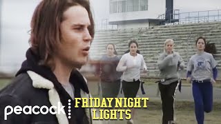 Riggins and Saracen Coach The Powderpuffs  Friday Night Lights [upl. by Essyla]