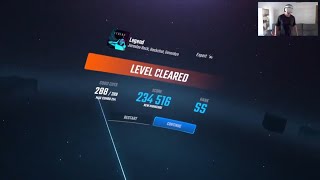 Beat Saber  EASIEST SS Rank on Expert CAM included  quotFlawlessquot Trophy  Legend Soundtrack  PS5 [upl. by Cailly]