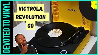 Victrola Revolution GO review  A Rechargeable Record Player [upl. by Jaeger166]