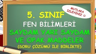 5 Sınıf Fen Kuvvetin Ölçülmesi ve Sürtünme 2022 [upl. by Ohl]