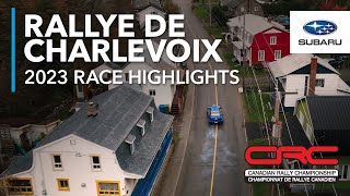 2023 Rallye de Charlevoix  Race Highlights  Canadian Rally Championship CRC [upl. by Rehotsirhc]