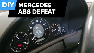 How to Fully Disable ABSESP in a Mercedes  C Series CLK550 [upl. by Ahsinik423]