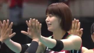 AllJapan Womens 2016 Volleyball Highlights Part 2 feat Saori Sakoda [upl. by Pussej994]