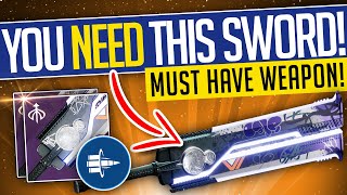 Destiny 2  YOU NEED THIS SWORD The Slammer God Roll Is EXOTIC Worthy  MUST HAVE [upl. by Ellertal]