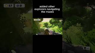 adding more interactions like fellow maze explorers and pettable sheep indiegame puzzlegame maze [upl. by Naerad]