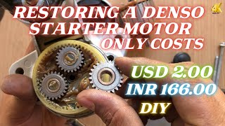 DIY HOW TO REPAIR STARTER MOTOR [upl. by Goldner]