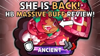 THE QUEEN IS BACK NEW Hollyberry Cookie BUFF Review  Cookie Run Kingdom [upl. by Novello]