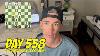 Day 558 Playing chess every day until I reach a 2000 rating [upl. by Senior291]