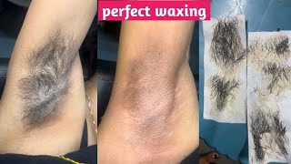 How to do perfect waxing  original sound wax [upl. by Ennire111]