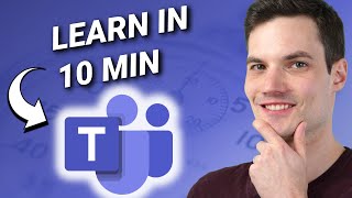 🏫 Microsoft Teams Tutorial in 10 min [upl. by Amaryl]