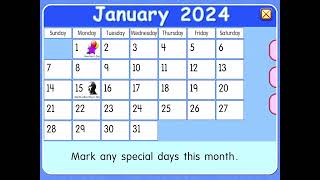 Starfall Calendar January 2024 is here [upl. by Let]