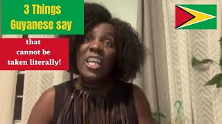 Things Guyanese people say Guyana [upl. by Joline364]