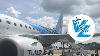 TUI Fly Belgium Embraer 190 Economy Class review [upl. by Nodle]