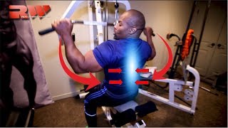 How to Build Thicker Lats Back Muscles with Lat Pull Down Exercise [upl. by Anaeli]