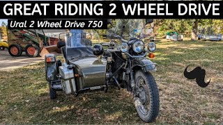 Ural 2 Wheel Drive Sidecar  Unique amp So Much Fun  Wahoo [upl. by Pownall]