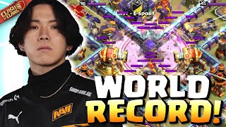 Klaus makes WORLD RECORD Attempt with insane VALK ARMY Clash of Clans [upl. by Ariahaj]