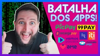 99PAY PicPay IQ RecargaPay MercadoPago  MELHOR Aplicativo para pagar boletos com o Cartão [upl. by Eetnahc]