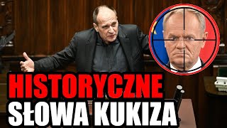 WIELKIE PRZEMÓWIENIE KUKIZA TUSK TO ZDRAJCA [upl. by Anitrak]