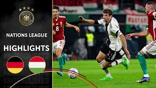 First defeat under Flick  Germany vs Hungary 01  Highlights  Men Nations League [upl. by Pardner436]