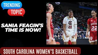 Its Sania Feagins Time to Shine with The South Carolina Womens Basketball Team [upl. by Arocahs]