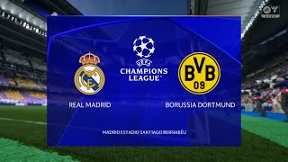 Real Madrid vs Borussia Dortmund Champions League FC25 [upl. by Mayyahk]