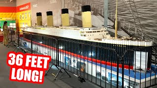 Worlds Largest LEGO Titanic 500000 Pieces amp 11 Meters36 Feet Long [upl. by Eimmelc335]