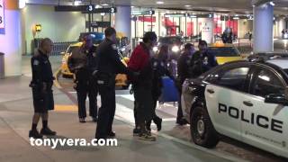 Man threatens to kill a lax shuttle bus driver at lax LAXPD get him fast [upl. by Odnumde]