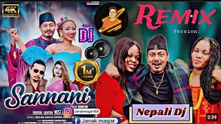 Sannani  sannani dj  Africa New Nepali Lok Song 2080  Nepali Dj  New Nepali Song 2023 [upl. by Tewell]