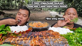 RESEP CUMA 3 BAHAN BISA SE ENAK INI  LEMADANG BAKAR  LALAPAN MENTAH  SAMBEL KECOMBRANG NIKMAT [upl. by Ansela]