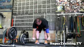 Raw Deficit Pulls 7 5 2011  How to Deadlift  RetroPL [upl. by Korie]