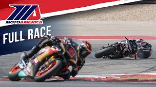 MotoAmerica Medallia Superbike Race 1 at Circuit of the Americas 2023 [upl. by Pimbley]