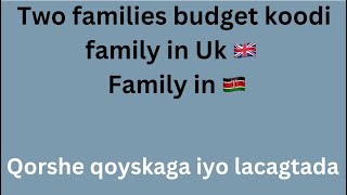 Family Uk 🇬🇧 jooga iyo family 🇰🇪jooga budget koodi [upl. by Ahsitram]