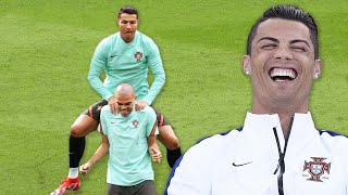 Cristiano Ronaldo Funny Moments With Teammates [upl. by Mireille]