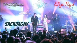 Kamelot ft Alissa White Gluz amp Elize Ryd  Sacrimony Live FIRST TIME REACTION [upl. by Metts]